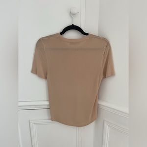 Zara Nude t-shirt knit